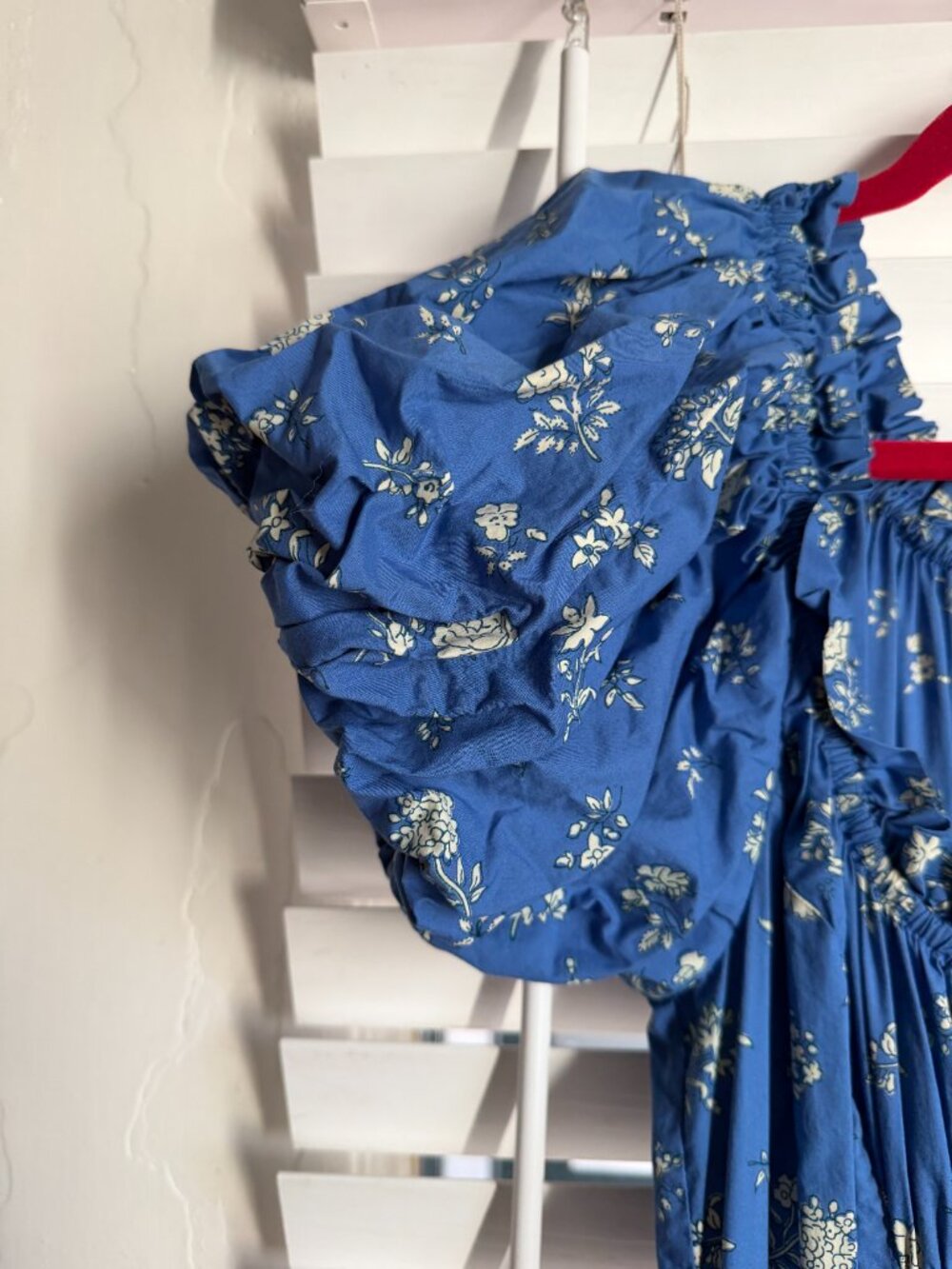 RARE Doen Deia Dress in Blue Bouton De Rose - Picture 6 of 7